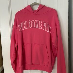 Welcome Pain Pink Hoodie